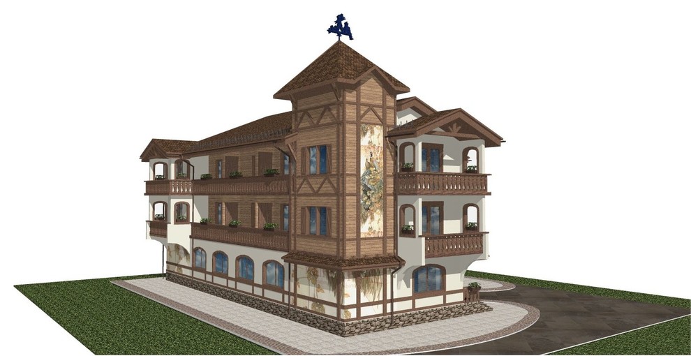 Обложка проекта: частная гостиница в Адыгее