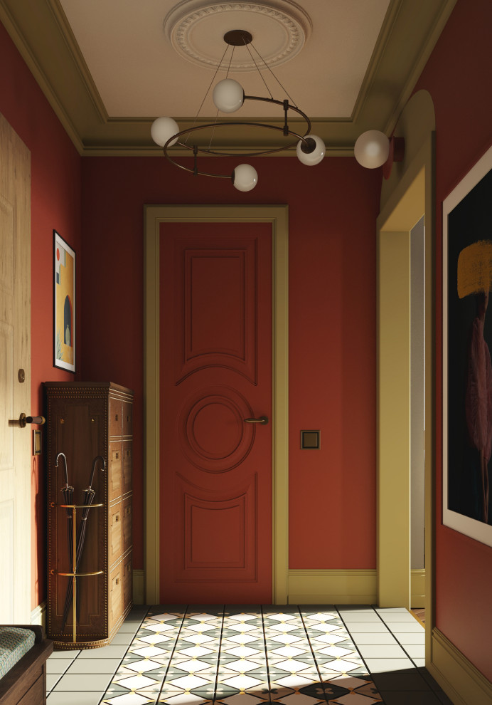 Яркая квартира "с характером" в ЖК Shome в стиле фьюжн