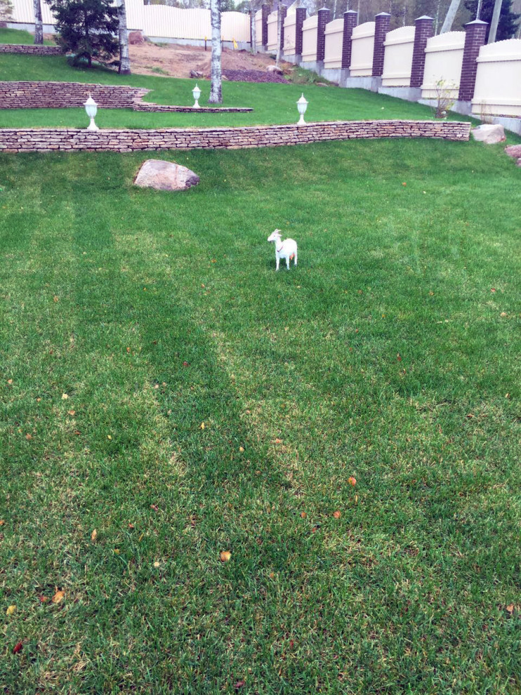 Дом из кирпича в Охтинском парке