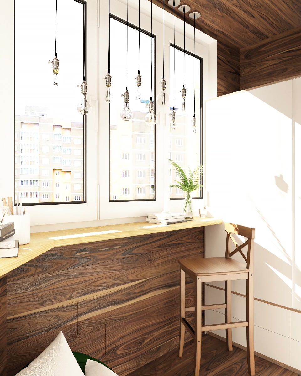 Маленькая квартира с эко-оттенком.