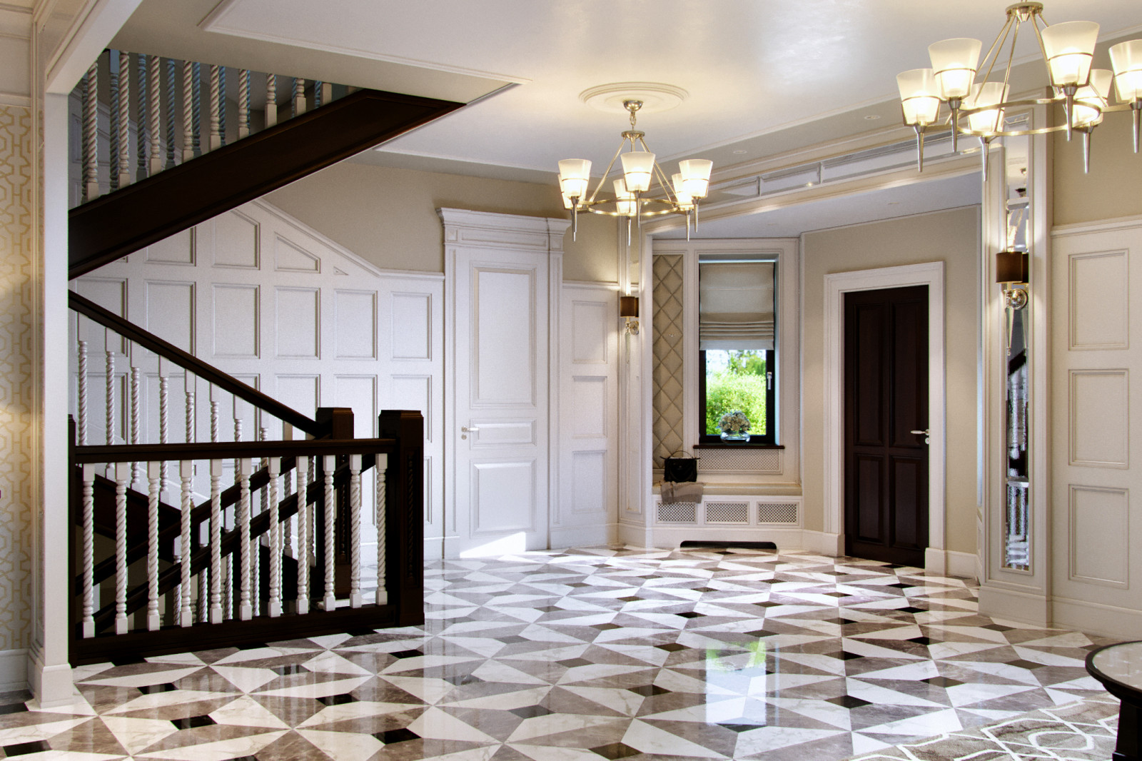 Лайково, холл