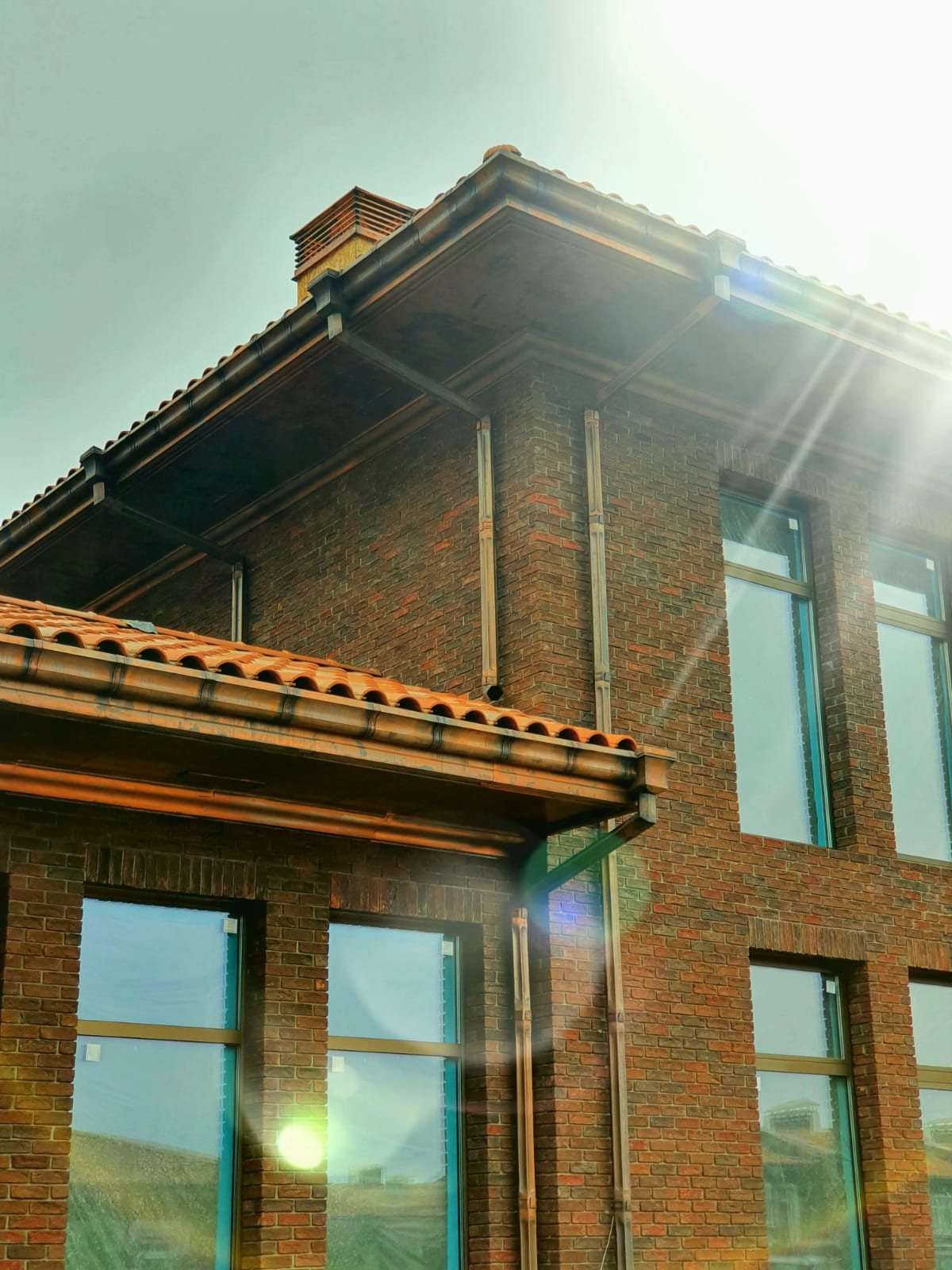 Медная водосточная система «Antique»