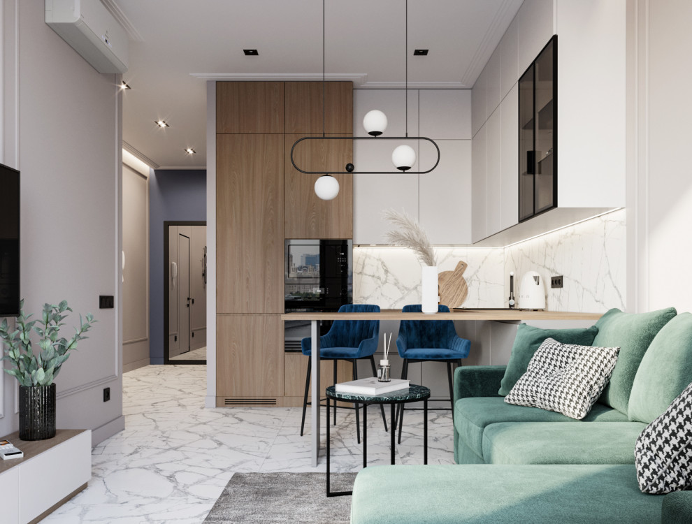 Москва, ЖК "PLAY". Евродвушка 46 кв.м.