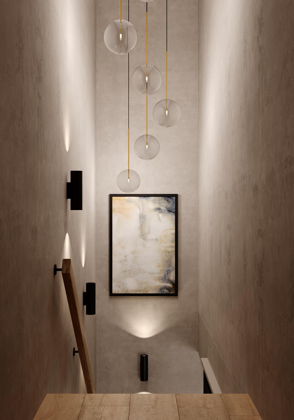 Дизайн кухни-гостиной в таунхаусе в Новосибирске