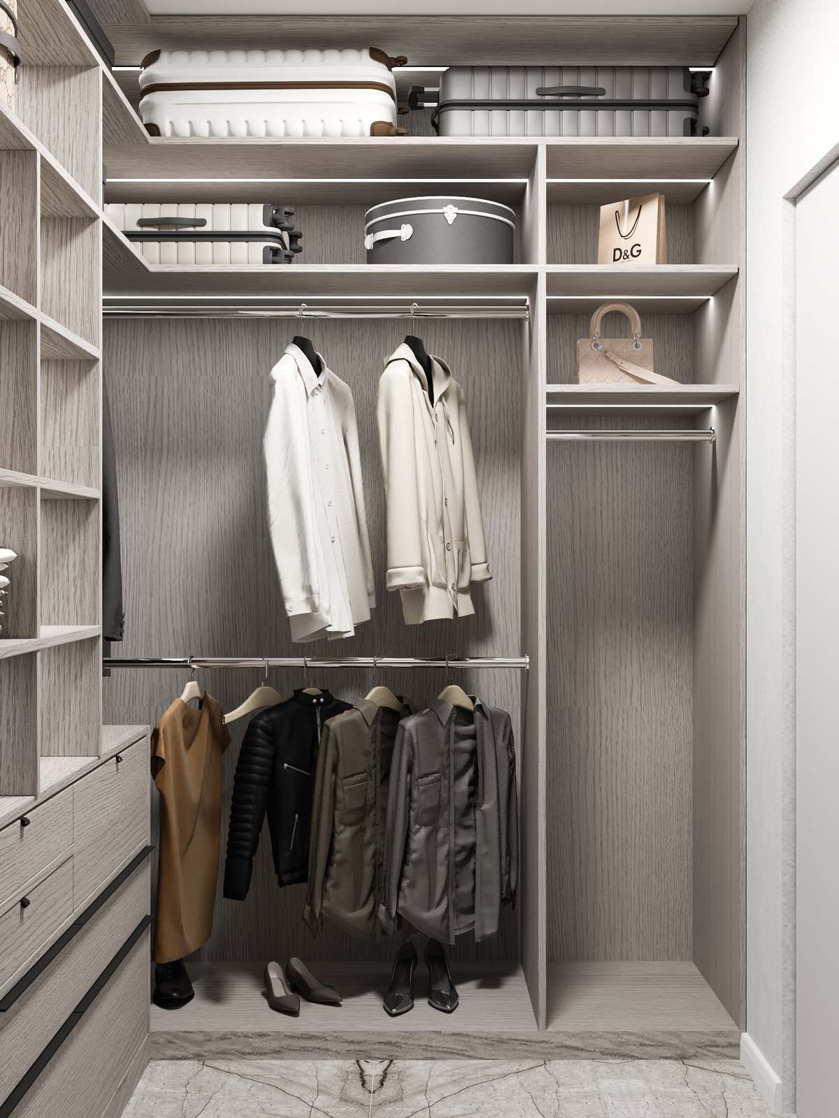 Дизайн гардеробной