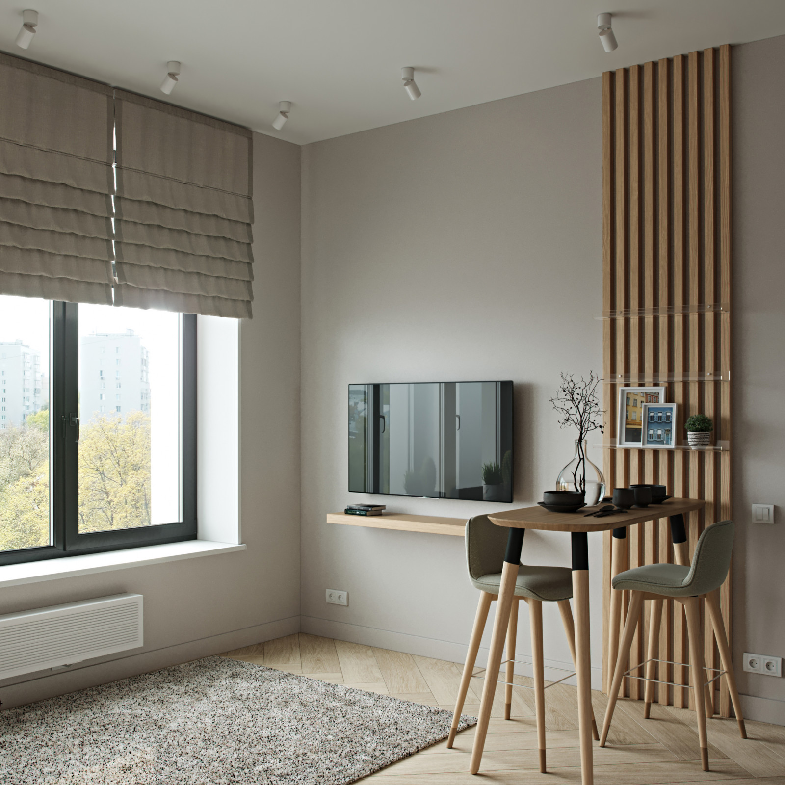 Проект трехкомнатной квартиры для дамы с собачкой.