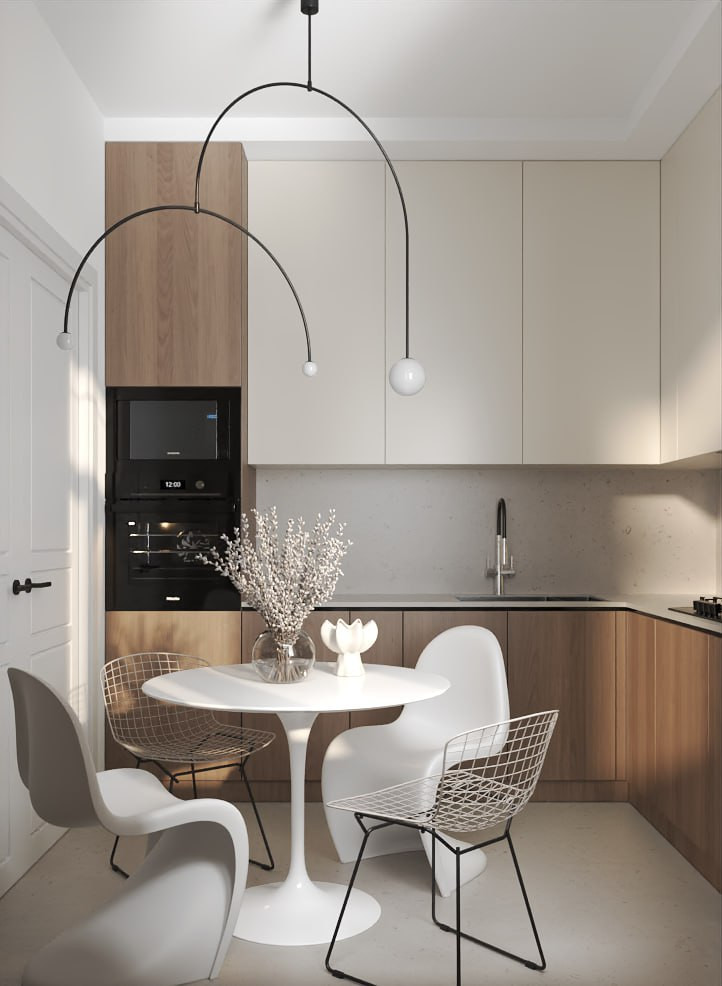 Интерьер кухни в Сканди