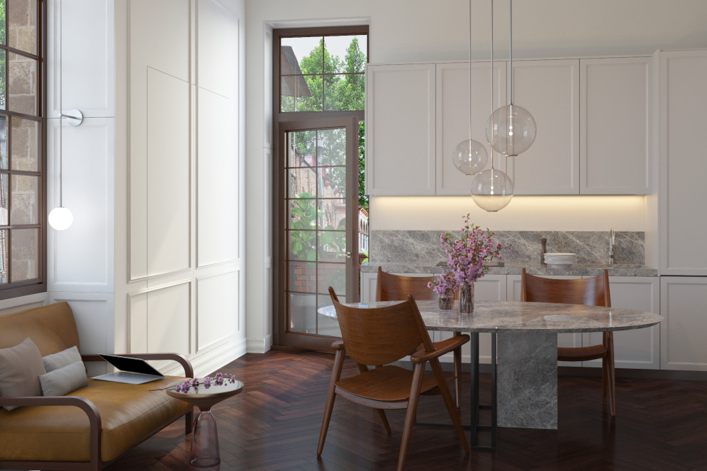 Обложка проекта: кухня-гостиная спальня