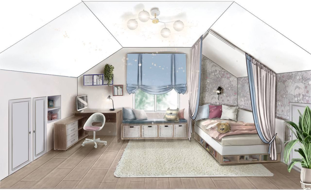 Обложка проекта: Детские в частном доме