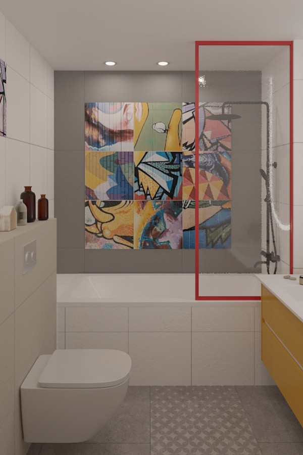 Яркая студия для девушки