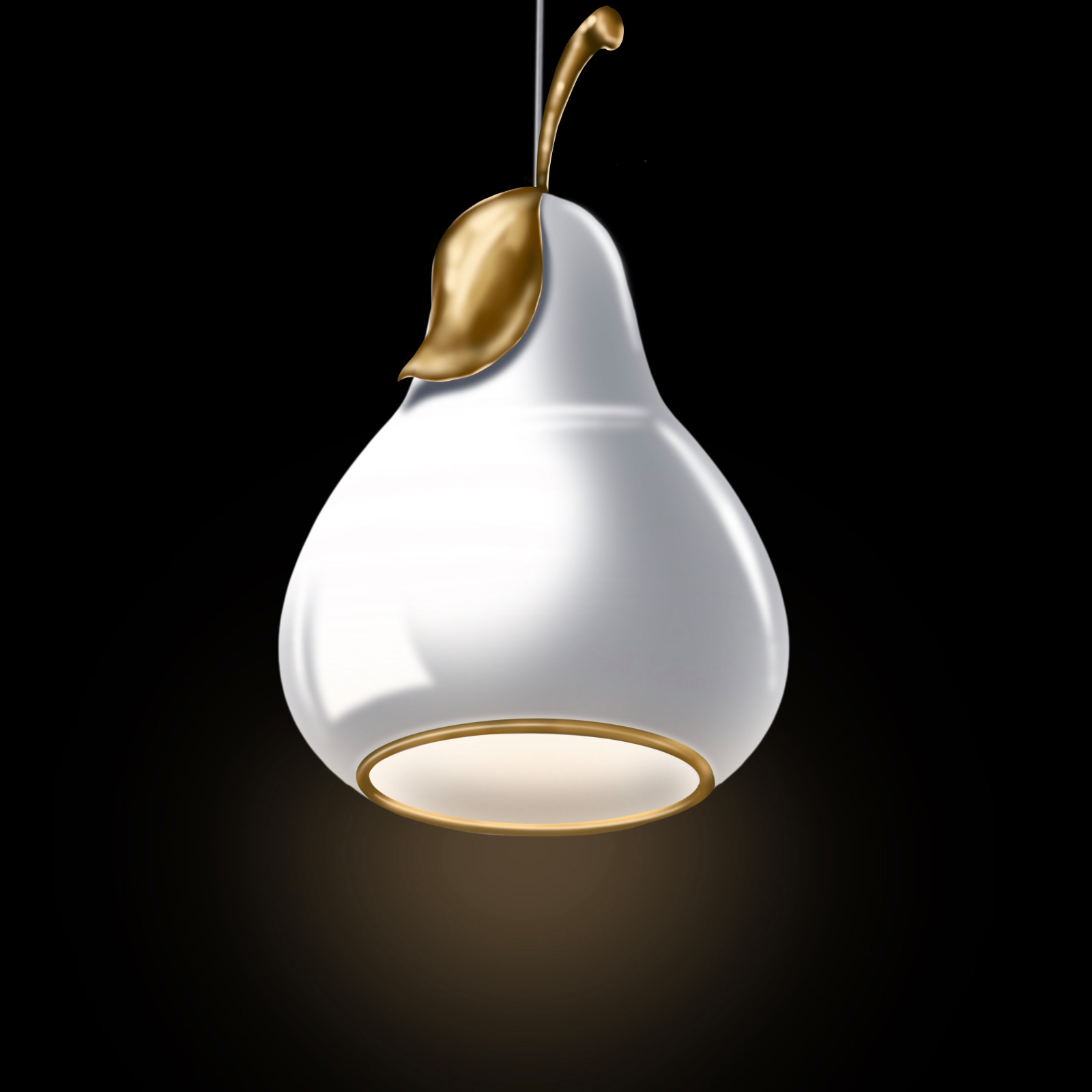 Концепция коллекции подвесных фарфоровых светильников