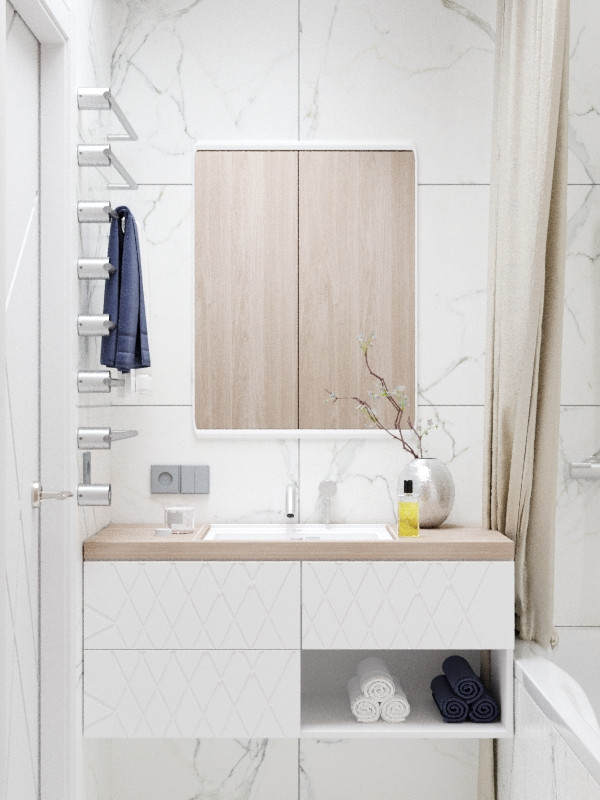 дизайн проект 2-ух комнатной квартиры