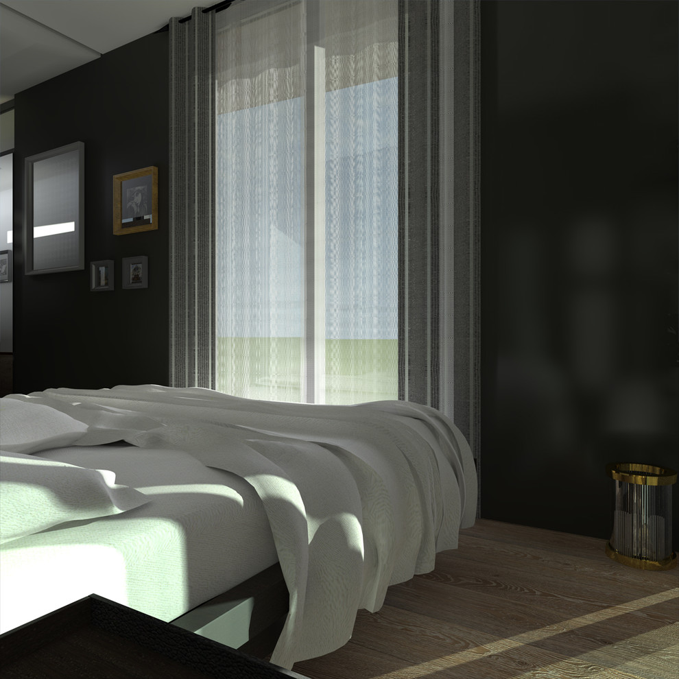 Дом из четырех 40-ft HC морских контейнеров. Интерьер