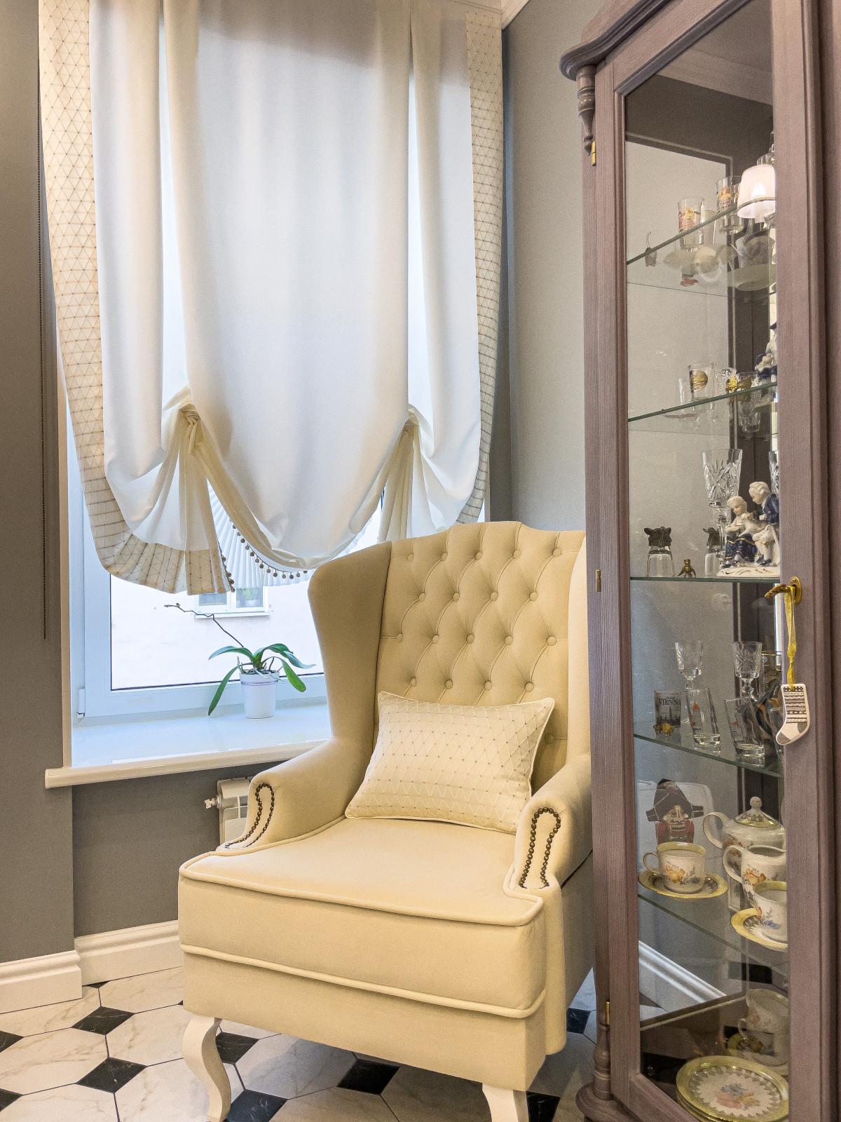 Обложка проекта: Лондонские шторы с самом центре Петербурга