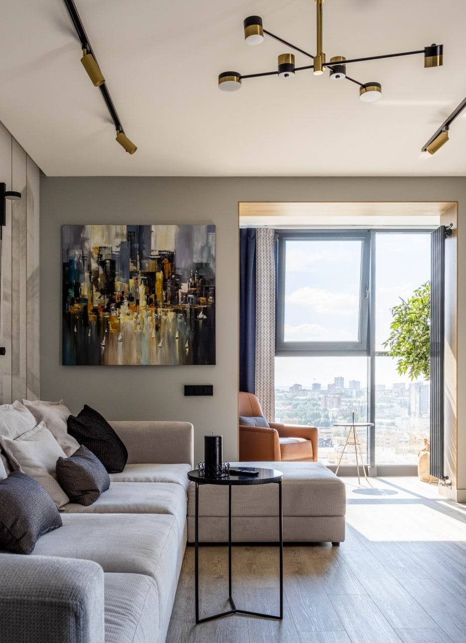 Обложка проекта: стильная гостиная