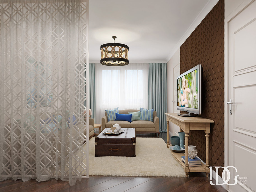 Легкий интерьер с небесными нотками