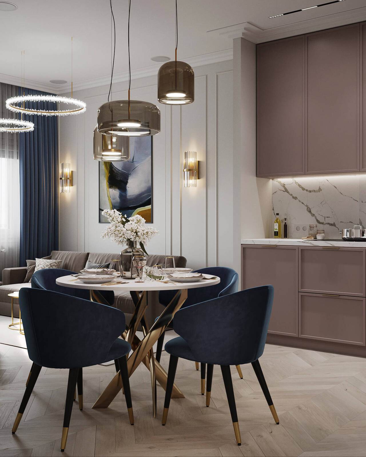 Дизайн проект квартиры 88м2