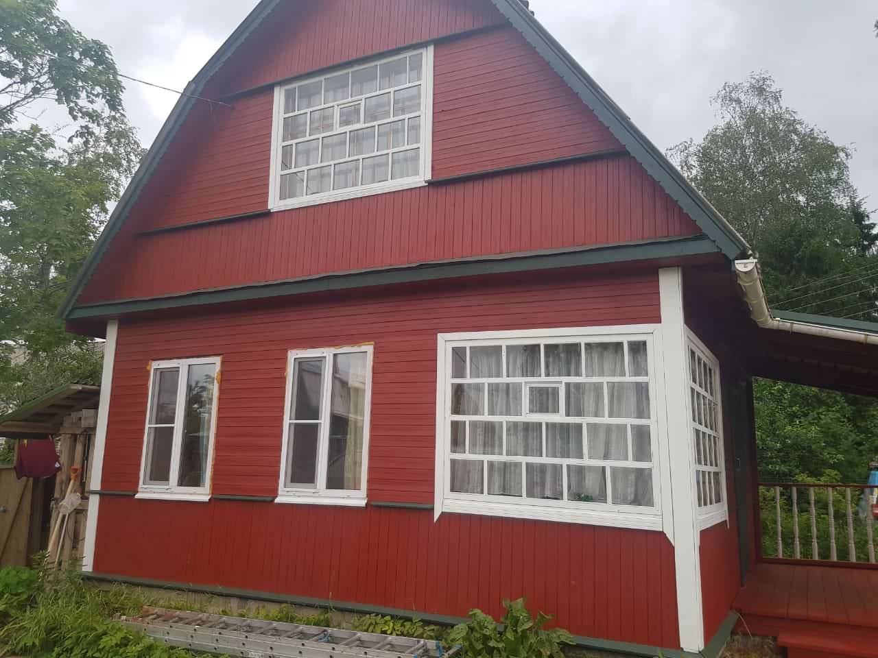 Обложка проекта: Покраска деревянного дома