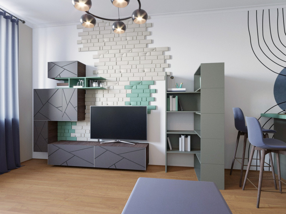 Бюджетный дизайн для евродвушки в ЖК "Ботаника"