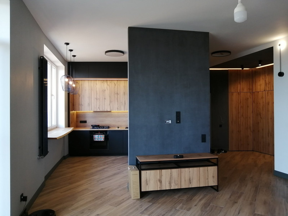 Интерьер квартиры со сложной планировкой