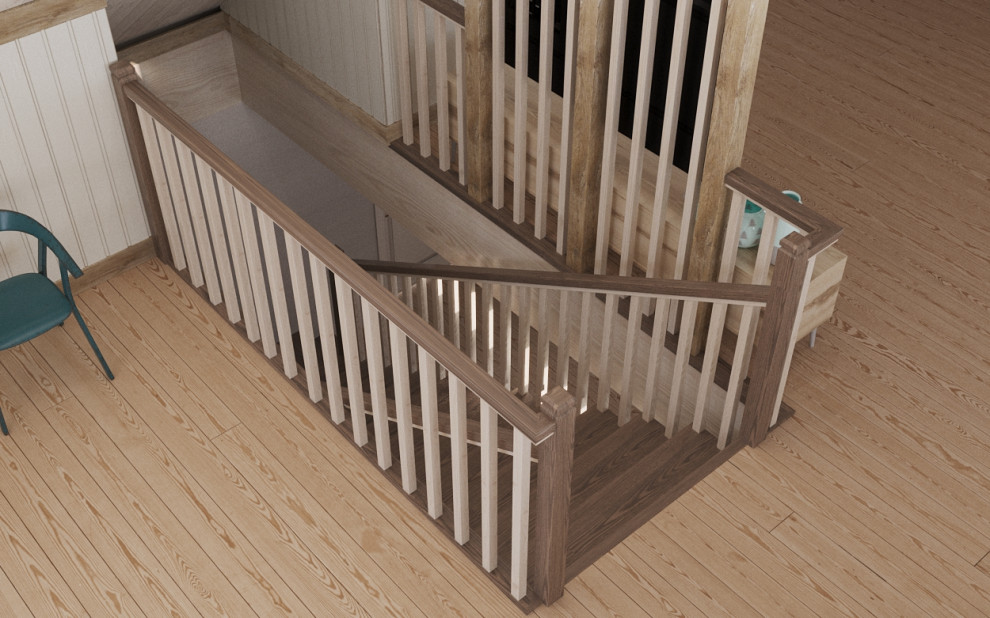 Загородный дом с мансардой