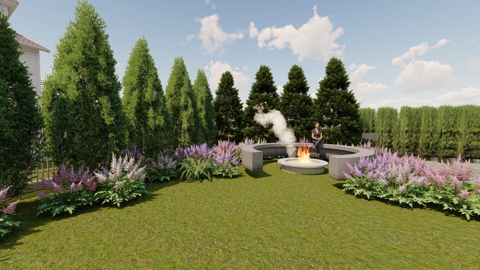 Участок Новая Рига 2 вариант.Хвойные