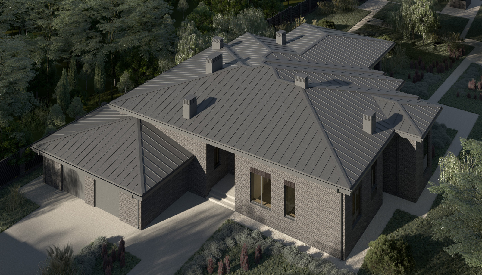 Дом с видом на рощу