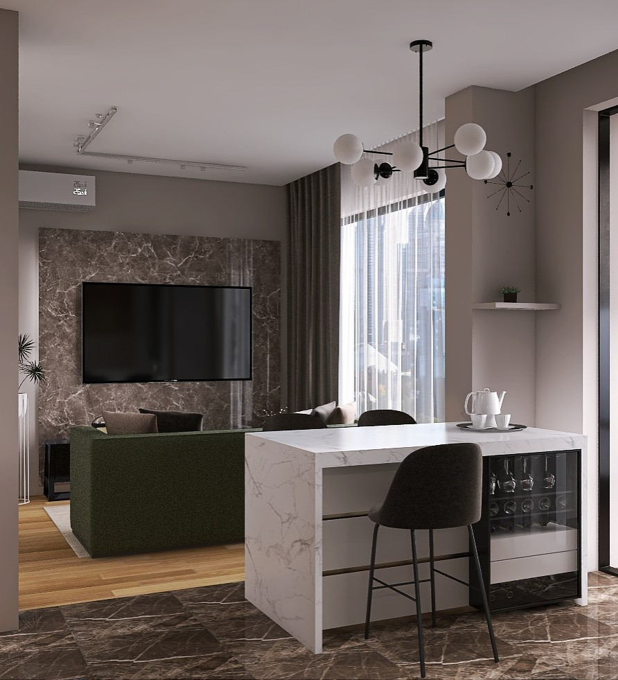 Обложка проекта: Двухкомнатная квартира