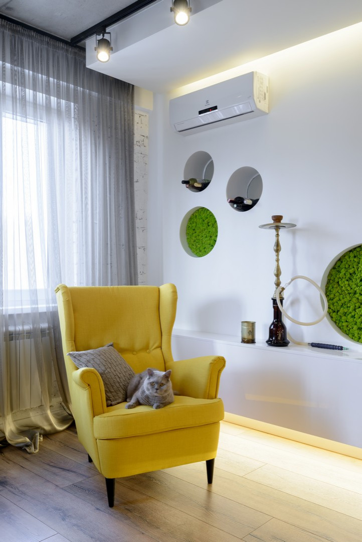 Квартира с бетонным потолком