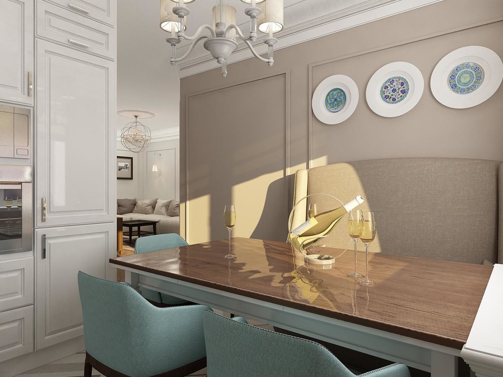 Квартира с белой спальней