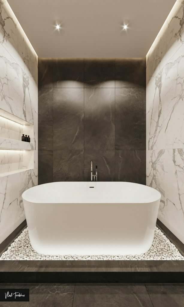 Квартира в современном стиле. ЖК На Московской.