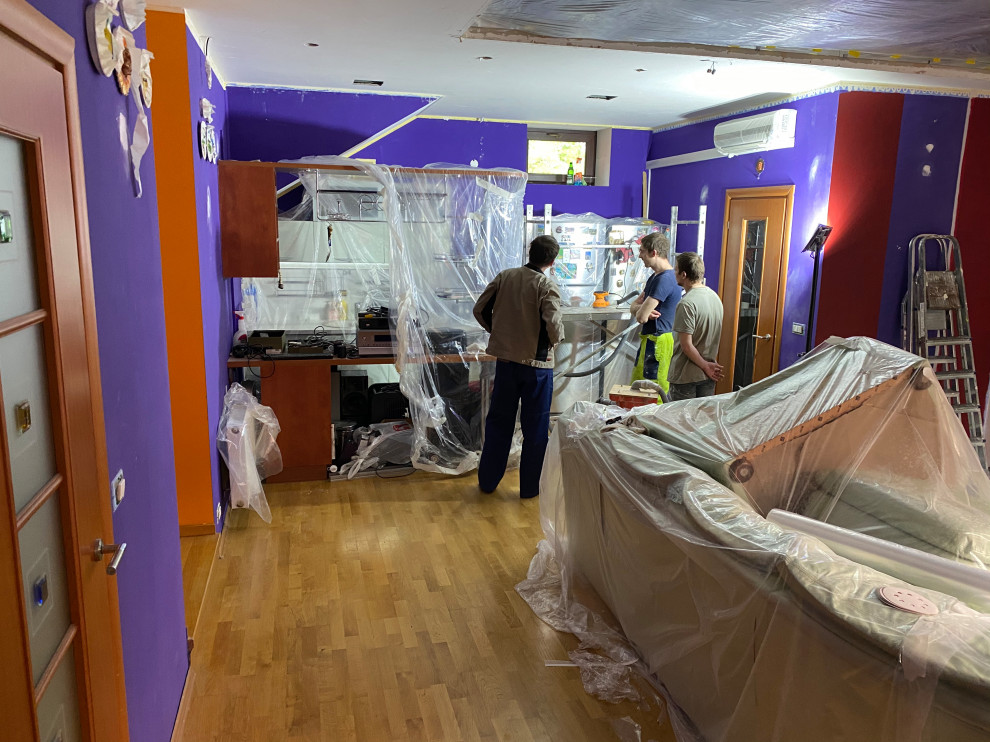 Обложка проекта: Гостиная в частном доме