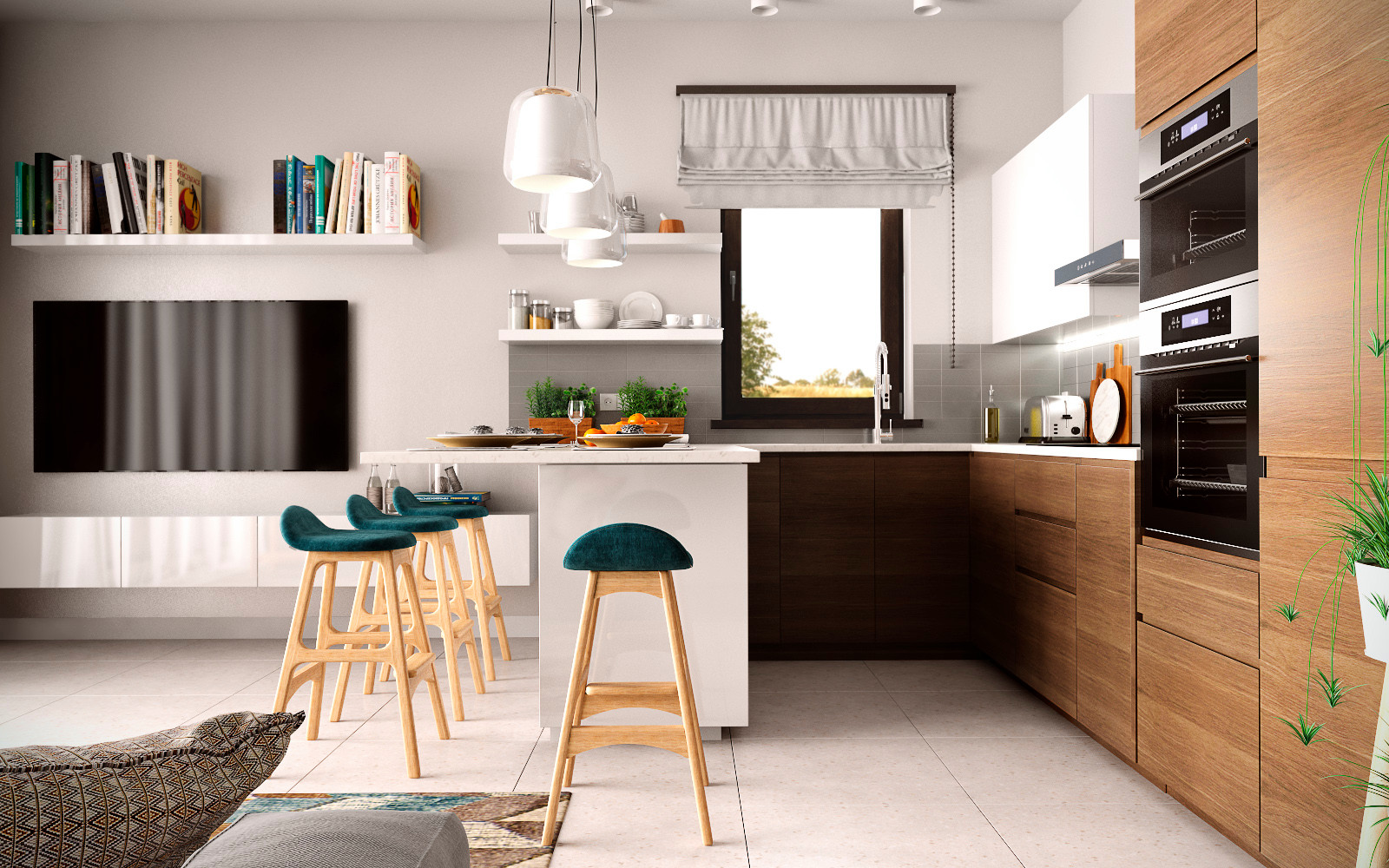 Дом за 100 дней. Скандинавский стиль.