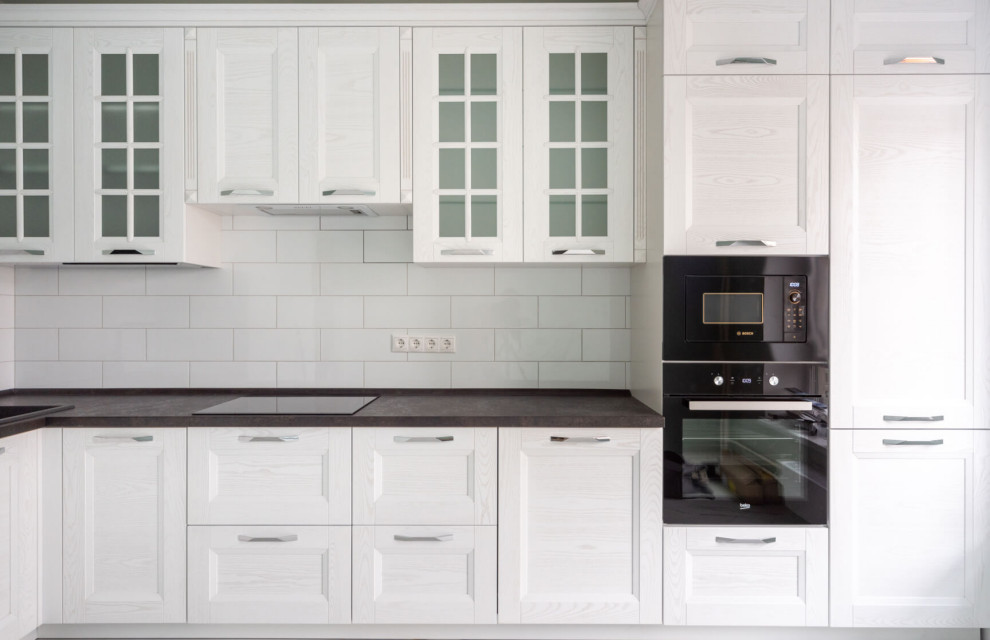 Кухня Кантри в белом цвете