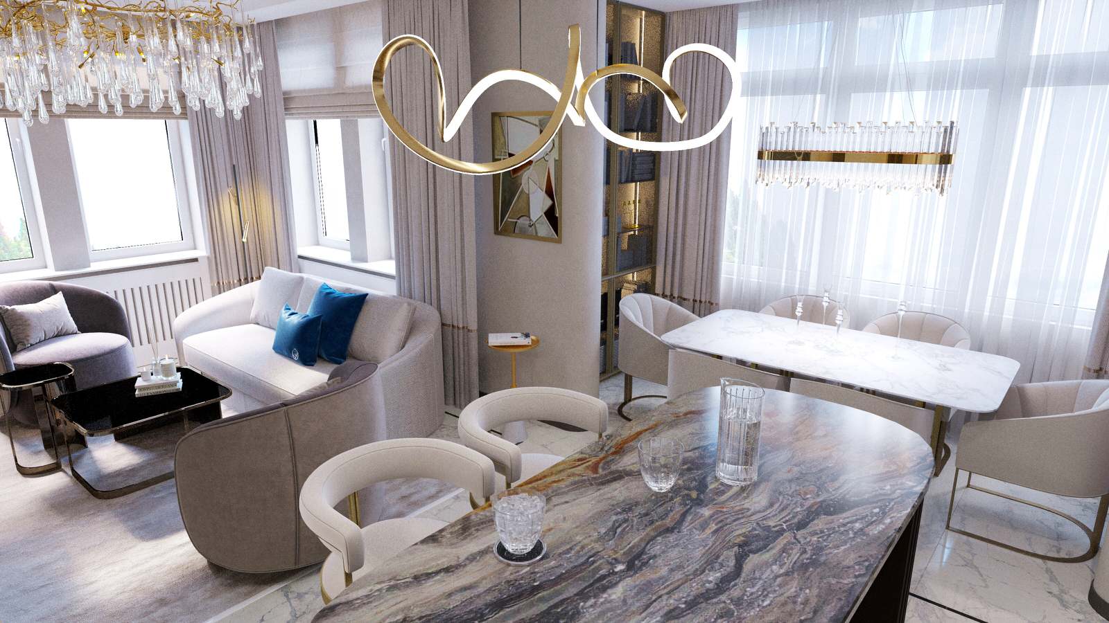 Кухня-гостиная