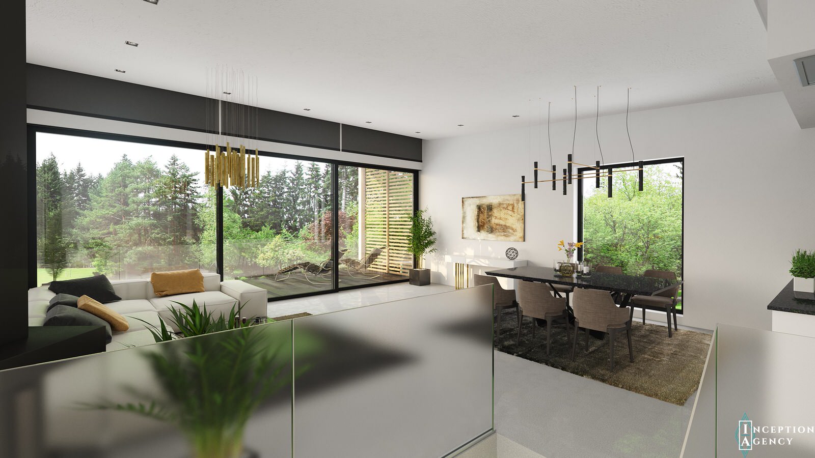 Modern villas in Espoo, Finland