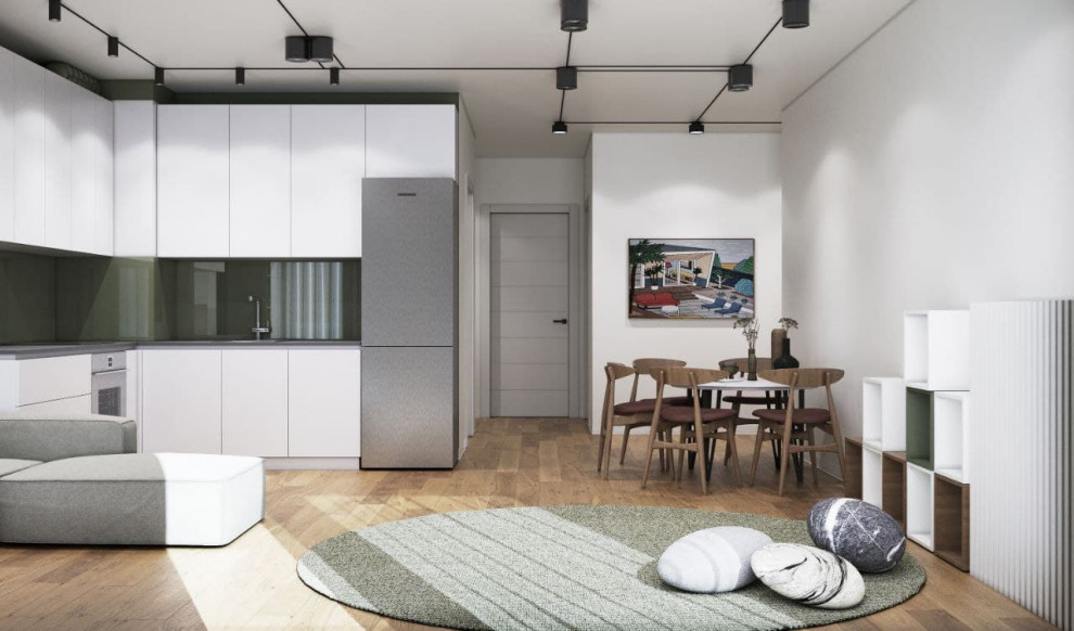 Дизайн-проект квартиры в ЖК Apartamenty w Parku Lotników , 65 кв.м