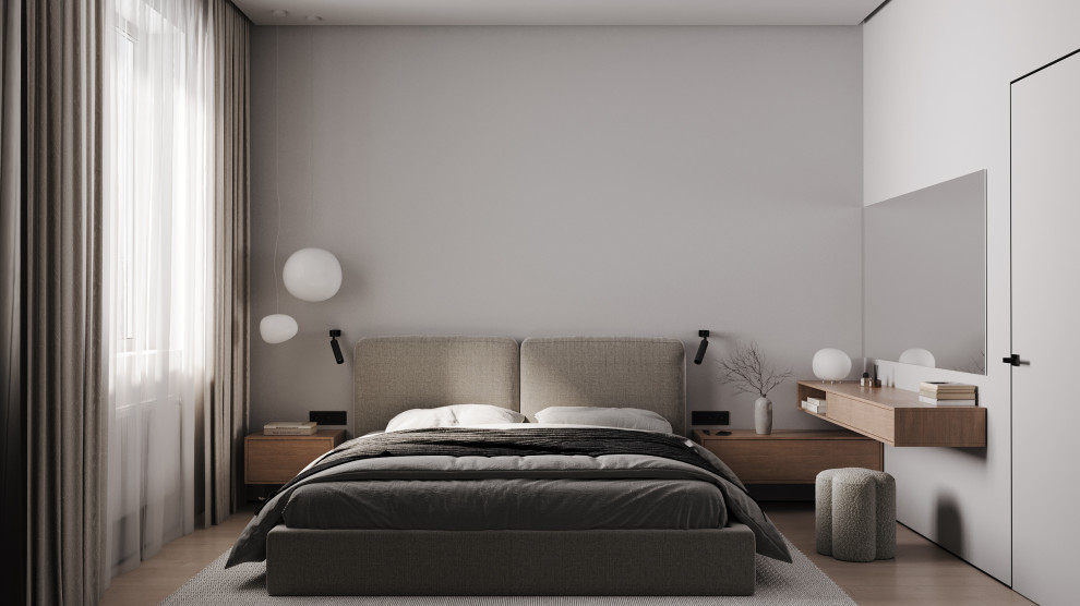 ЖК ID-Kudrovo, лаконичный интерьер в концепции минимализм