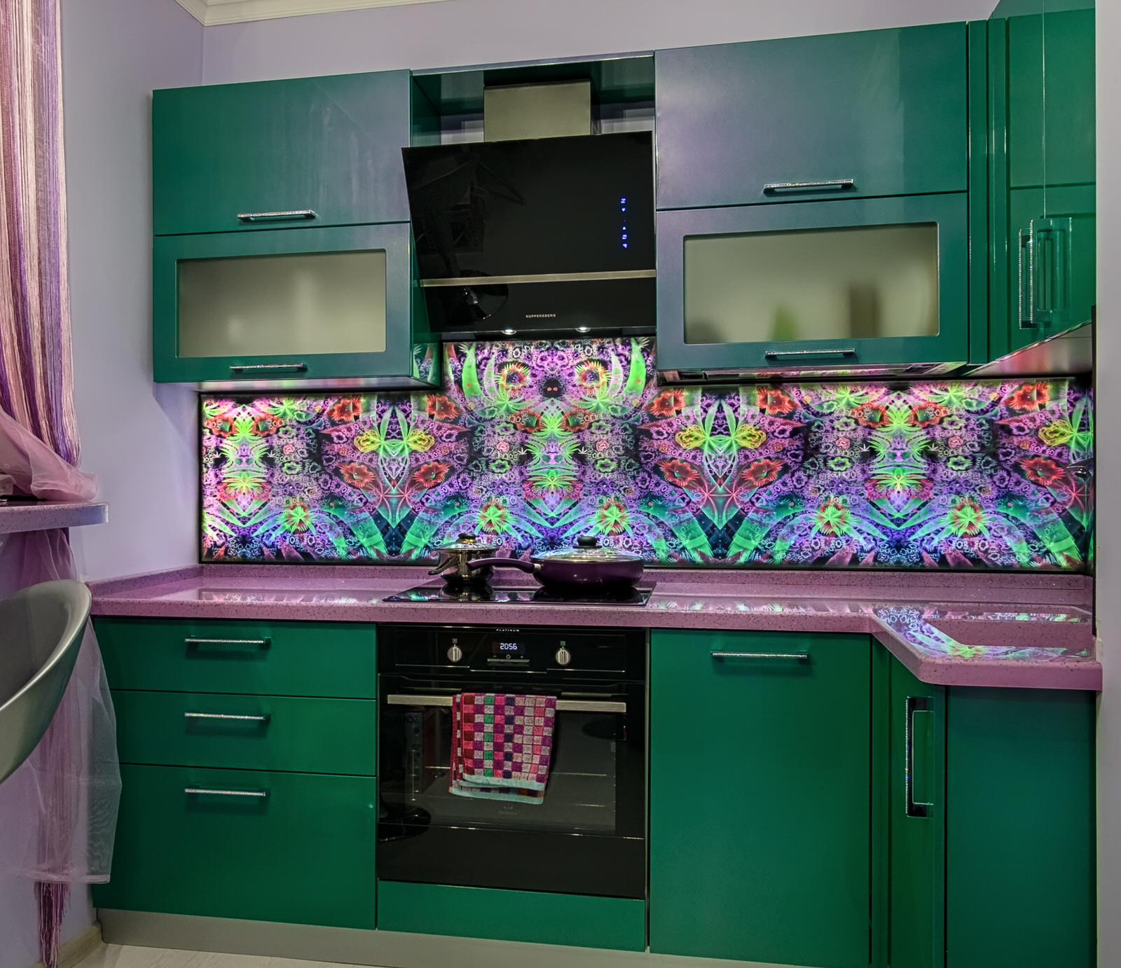 кухонный фартук Playglow для салона "Кухни для Вас"