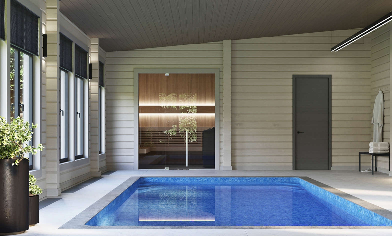 Интерьер загородного дома, 400 м2