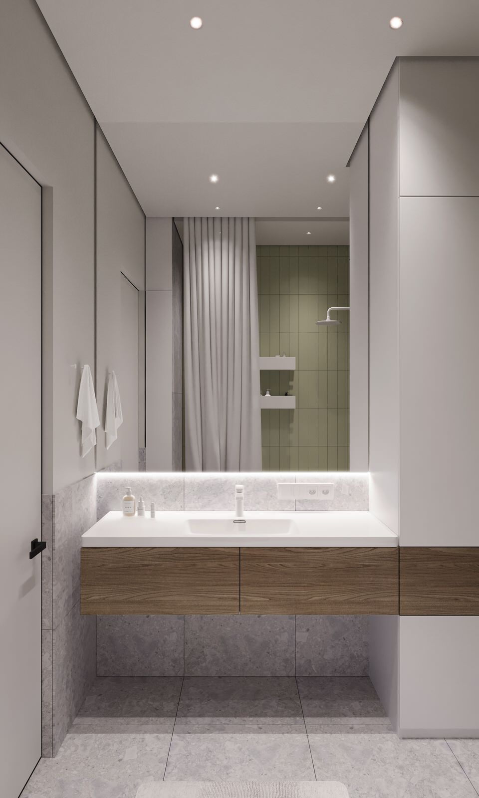 Дизайн интерьера квартиры в ЖК "Притяжение" на Выборгской набережной