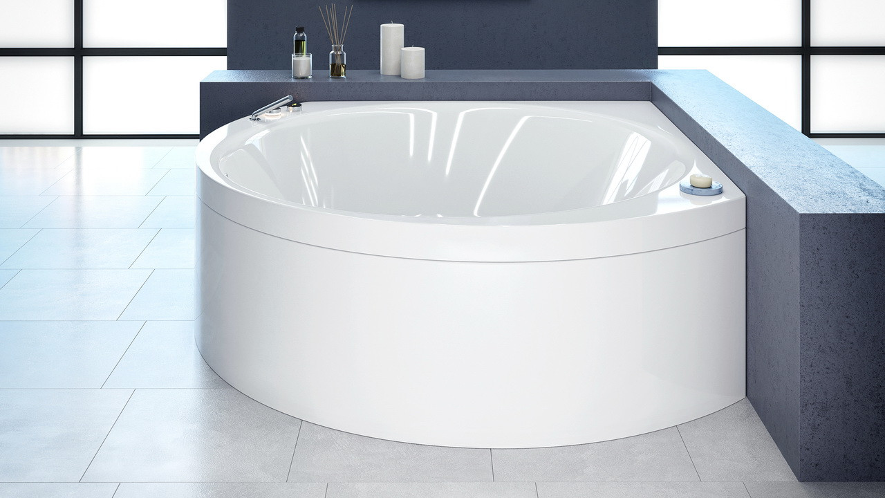 Suri Угловая Акриловая Ванна от Viva Lusso