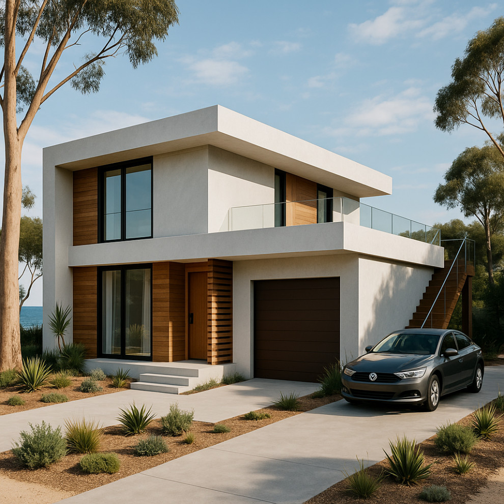 Обложка проекта: Коттедж на побережье