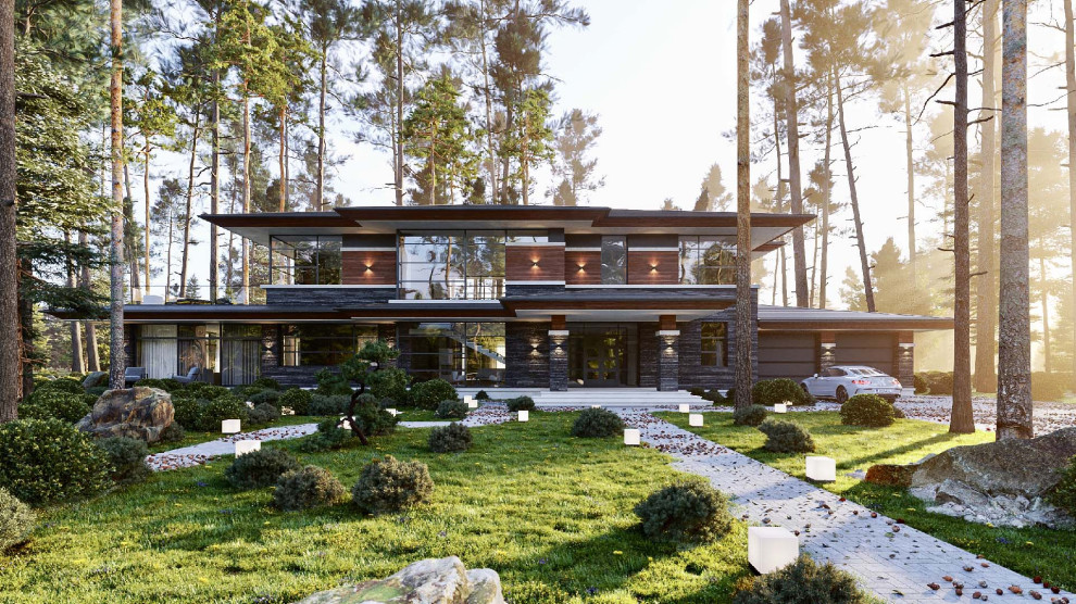 Обложка проекта: Стиль Райт в современном исполнении