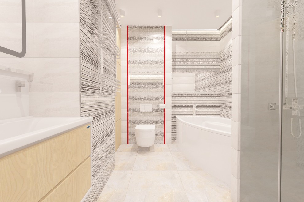 Оформление кухни-гостиной для прекрасной молодой пары.