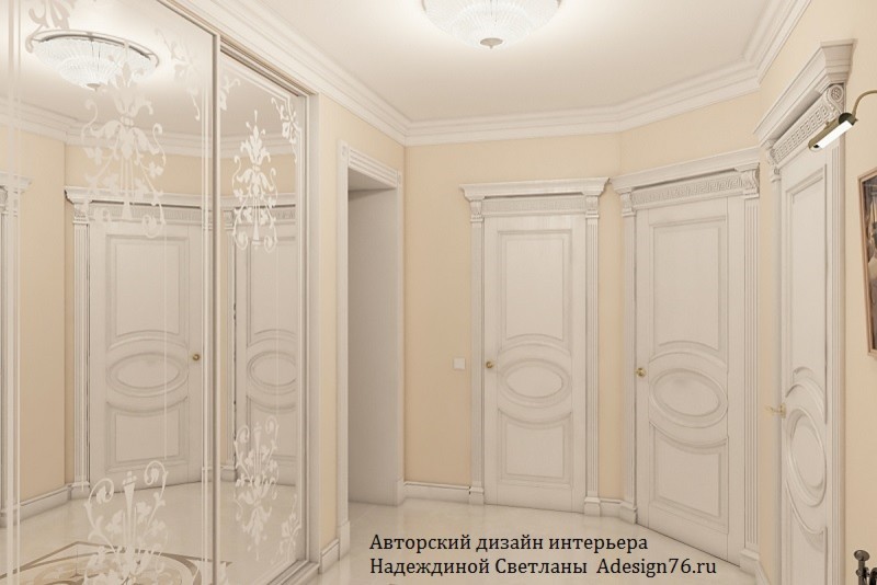 ПРИХОЖАЯ В КЛАССИЧЕСКОМ СТИЛЕ