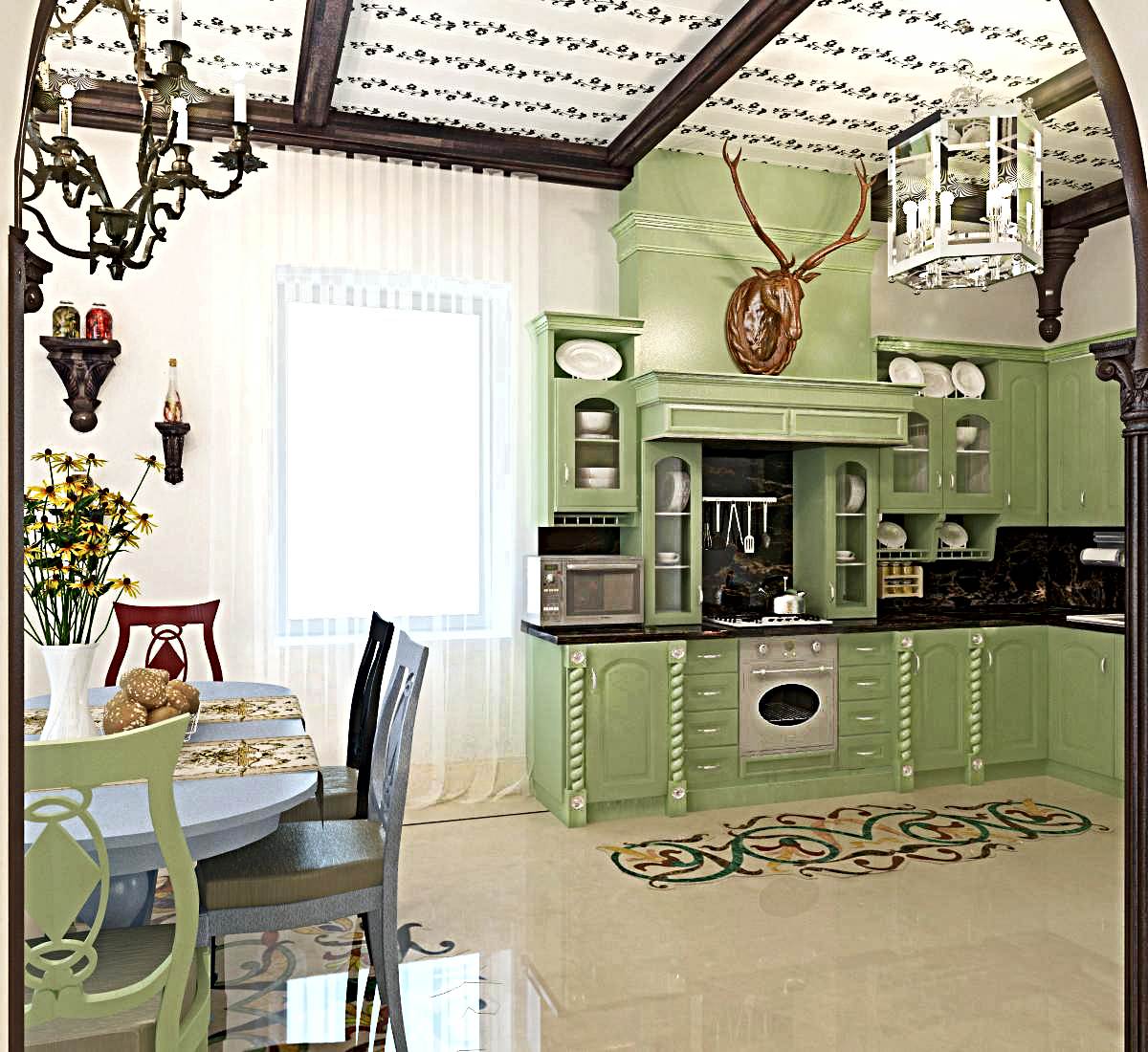 Обложка проекта: Кухни, столовые.