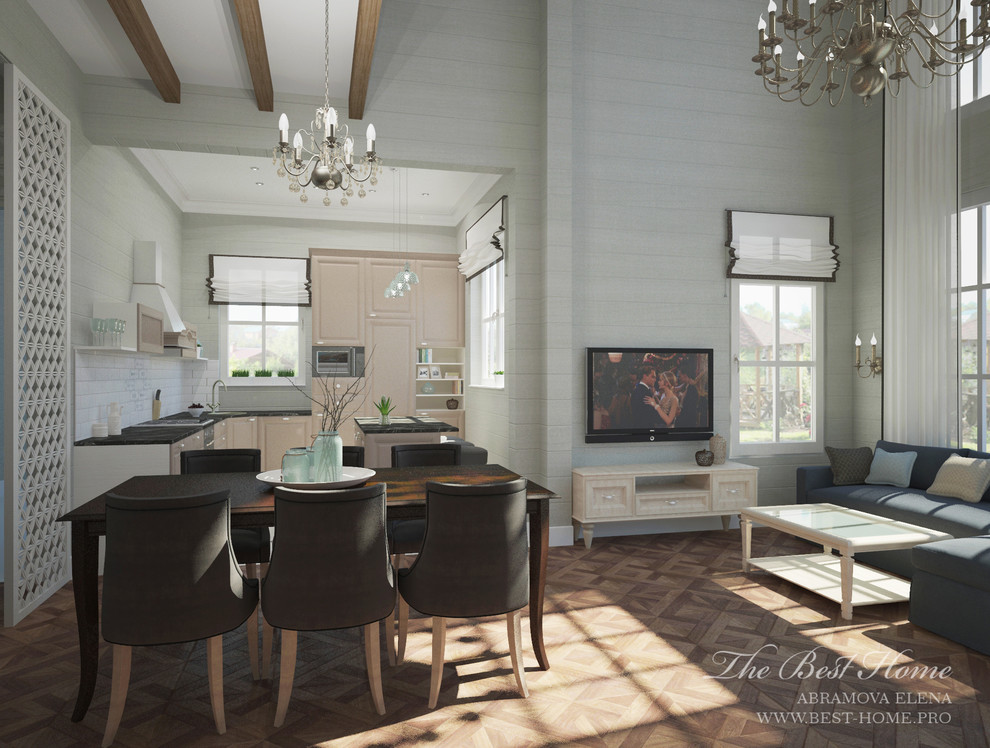 Дизайн  загородного коттеджа в поселке Большая Медведица