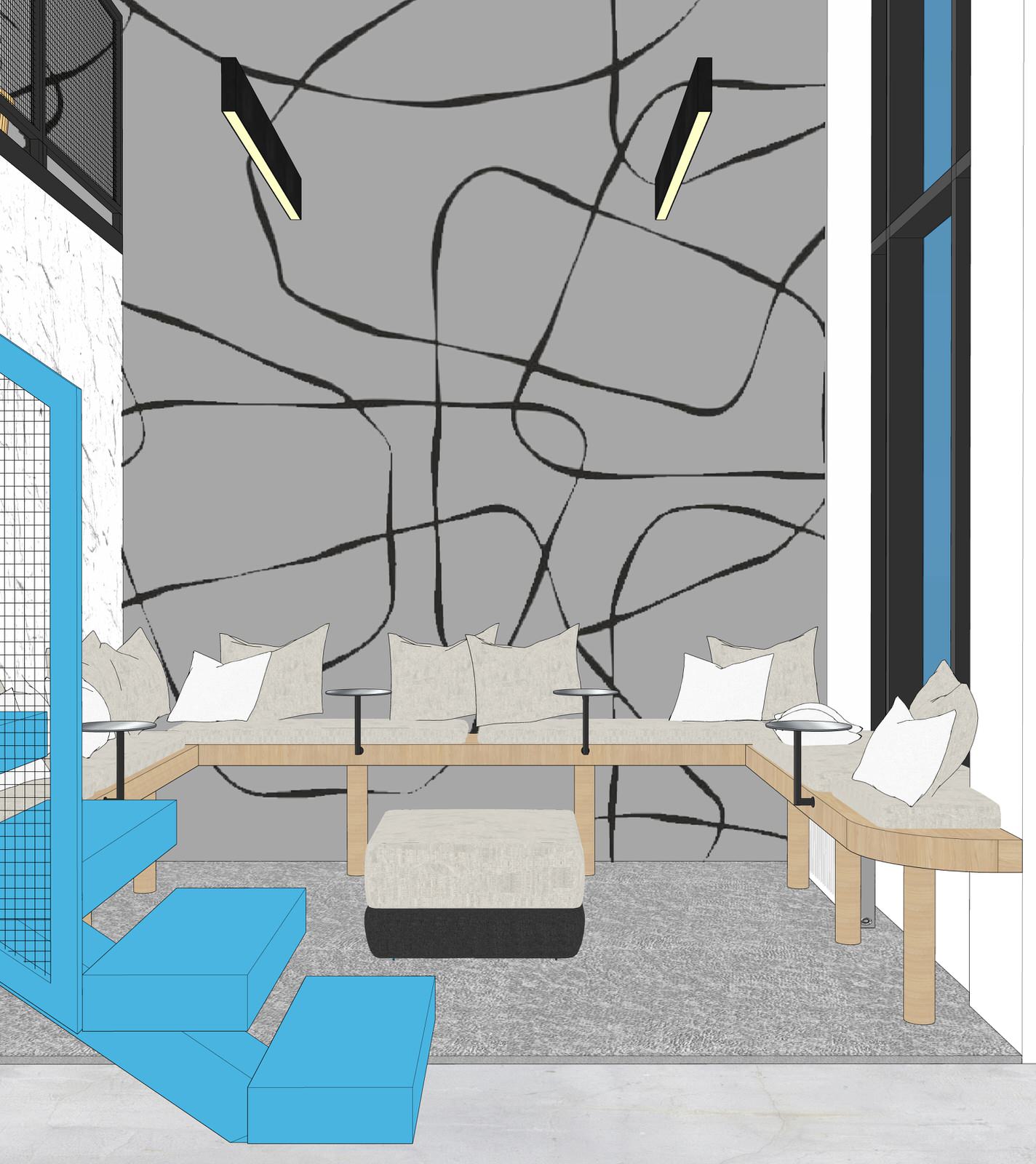 Концепт для студии растяжки Pulse. Омск. 2023