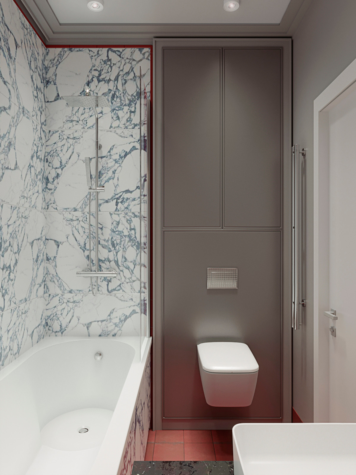 Квартира-студия с яркими акцентами